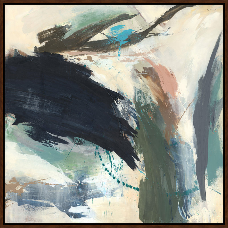 «Thundering Splash» par Jean Kenna, art mural encadré, Image au gel brossé