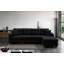 sectional sofa with footrest, convertible corner sofa with armrest storage, right chaise longue