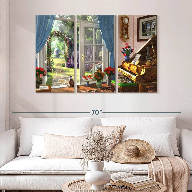 Lilie Room View, 32" H x 50" W