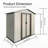 Durable Outdoor Storage Garden Shed With Weather-Resistant Design For Organizing Tools And Equipment Efficiently.