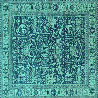 Tapis bleu / bleu sarcelle