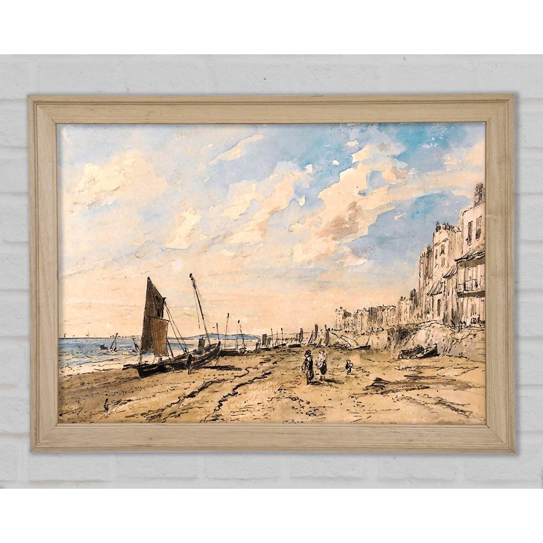 Constable Brighton Beach - Einzelner Bilderrahmen Kunstdrucke