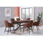 Set Of 6 Lehmann Upholstered Dining Chair | Armchair | Metal Legs-943166156