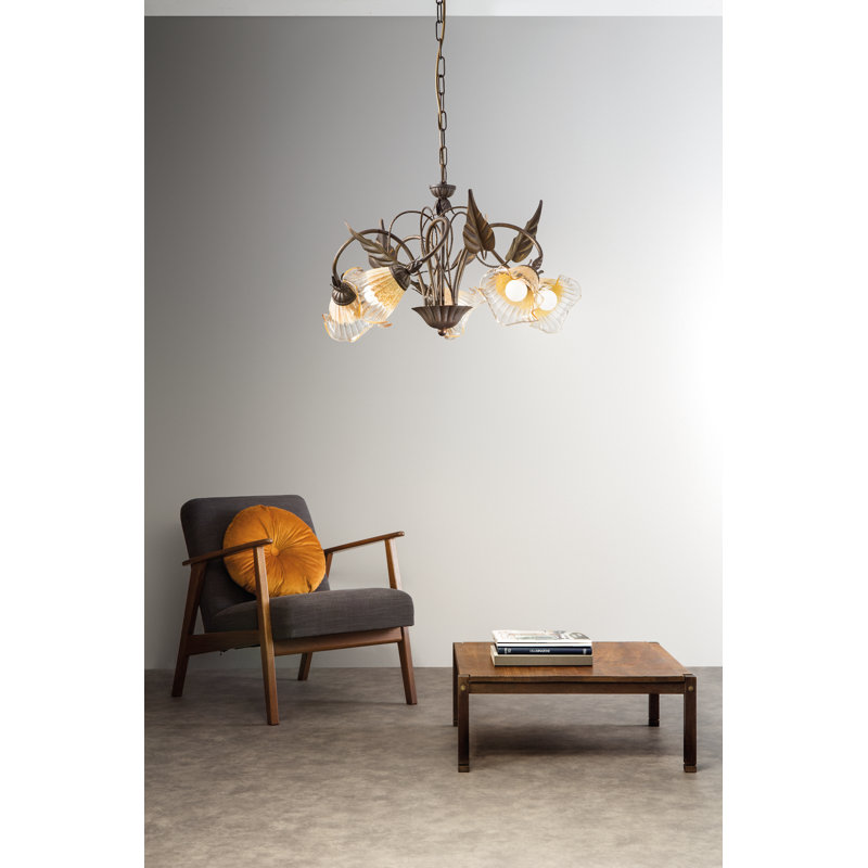 Dolphin 5 - Light Shaded Chandelier
