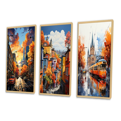 " City Minneapolis Popart II " 3 - Pieces