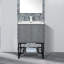  Meuble-lavabo 2-en-1 mural et autoportant avec comptoir et lavabo, armoire de rangement à tablette ouverte-1962190199-1976912118