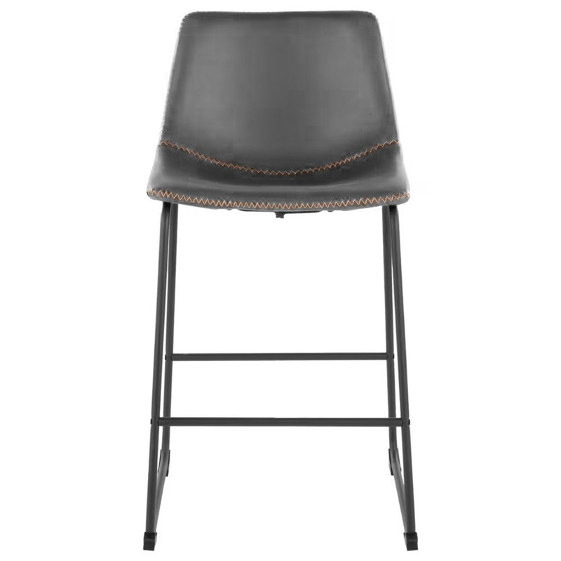 Tabouret de comptoir Alan, Counter Stool (26" Seat Height), Gris