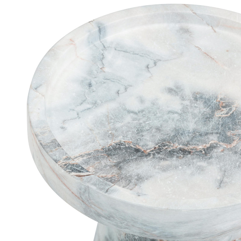 Aegean Marble Indoor / Outdoor Side Table