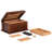 Gold Brass Stainless Steel Cigar Humidor