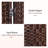 6' Tall Wicker Weave 4 Panel Room Divider Privacy Screen - Brown-119456648-119456652