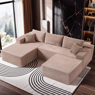 108" Modular Sectional Sofa with Chaise