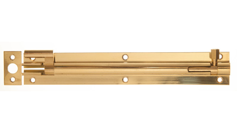 Lometa Bolt, Polished Brass, 3.8cm H x 15.2cm W x 1.5cm D