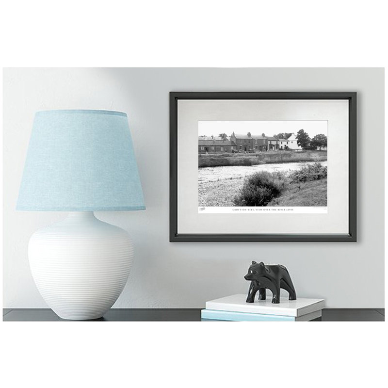 Croft On Tees, View Over The River C1955 - Single Picture Frame Print, 40cm H x 50cm W x 2.3cm D