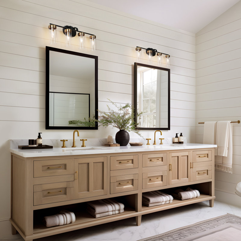 Marcha 4-Light Modern Dimmable Vanity Light, 4