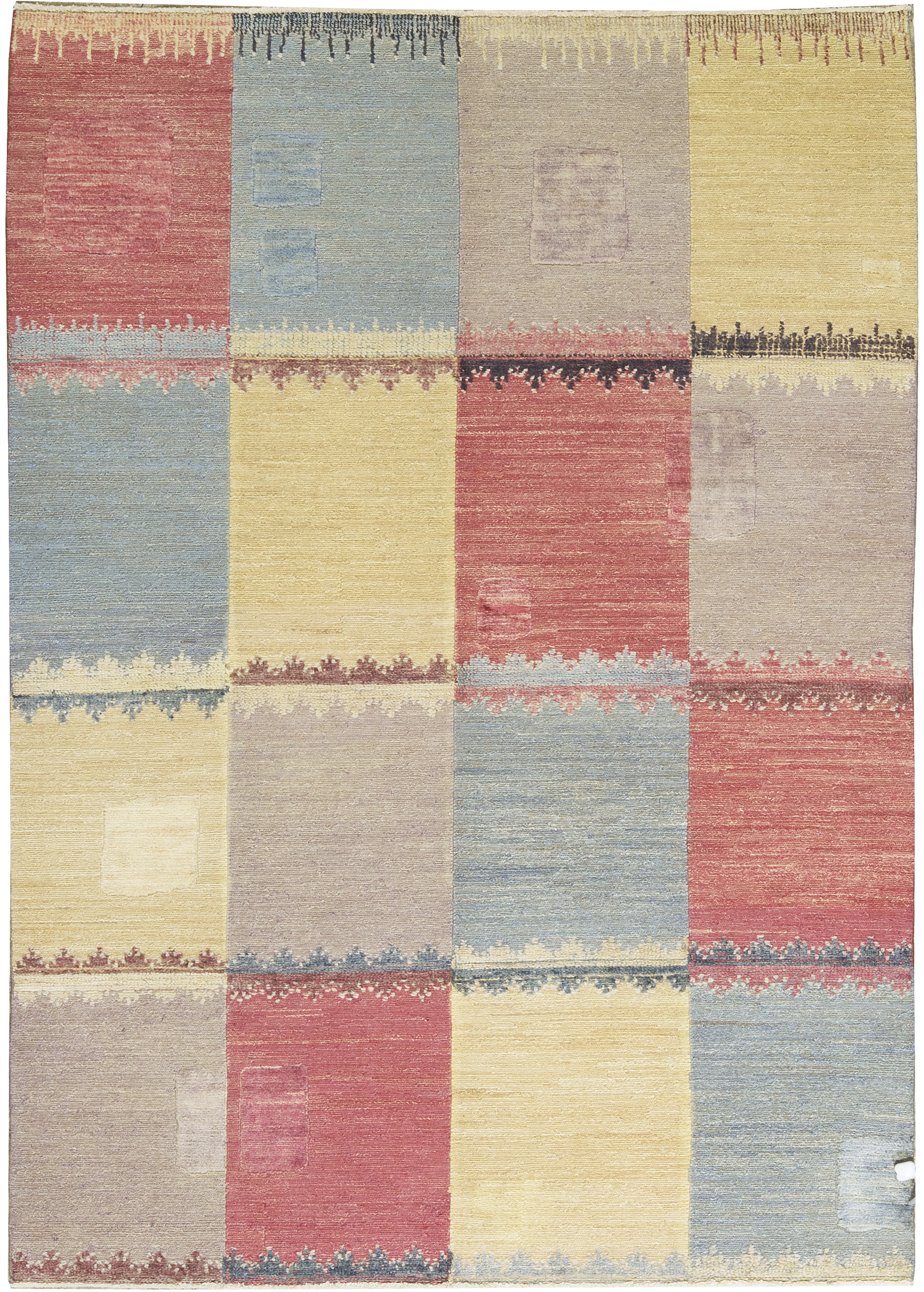 Bokara Rug Co., Inc. Hand-Knotted High-Quality Yellow, Blue, Red, and ...