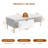 Mid-Century Modern Coffee Table with Double Drawers-1723451471