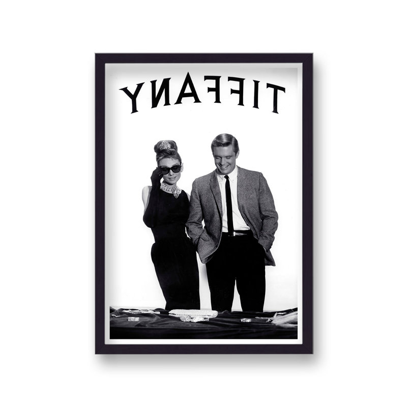 Audrey Hepburn George Peppard Breakfast At Tiffanys Publicity Shot 5 - Single Picture Frame Print