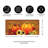 Cadmoin Sassafras Welcome Mat and Frame Set of 5 with All Season Inserts and 1 Rubber Frame