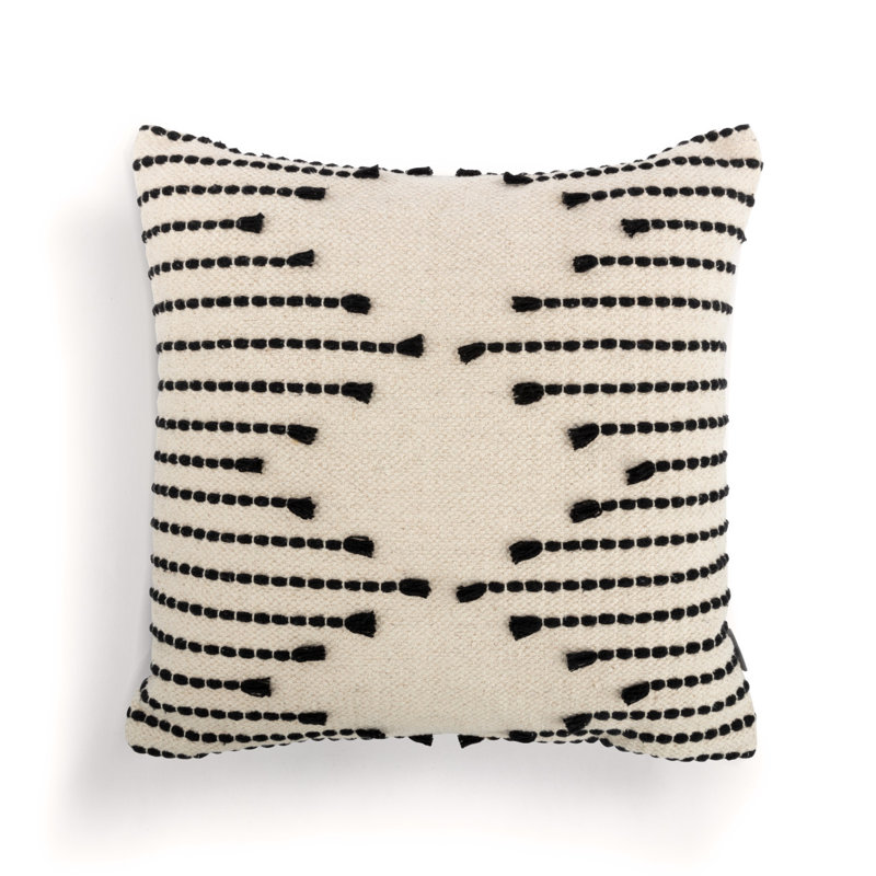 Geometric Cotton Throw Pillow