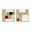 Patchwork 1 & 2, Set of 2 by Marco Marella for Studio M - Framed Wall Art-188486900-188486901-188486903