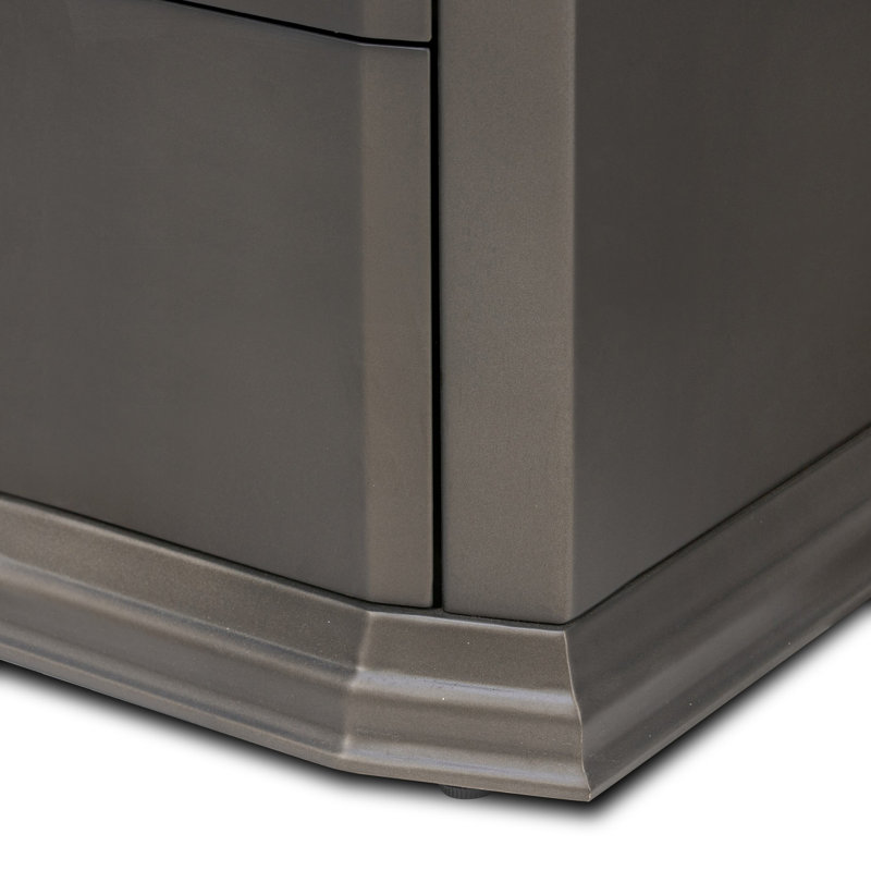 Talese Nightstand-Smooth Bronze
