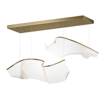 Luminaire suspendu à DEL 2 lumières Rosamund