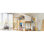Lit simple superposé au-dessus de bois avec tente - Option de chambre à coucher confortable en pin massif