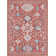 Bungalow Rose Aylena Crimson Medallion Floral Red Area Rug
