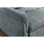 Fauteuil convertible 35 po gris foncé, lit avec sièges rembourrés en mousse et ressorts ensachés