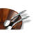 Coastal Piece Wood Stainless Steel Salad Servers