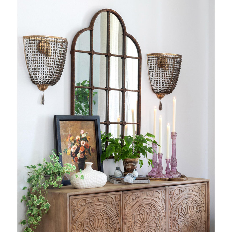 Southern Classic Arch Framed Wall Mirror