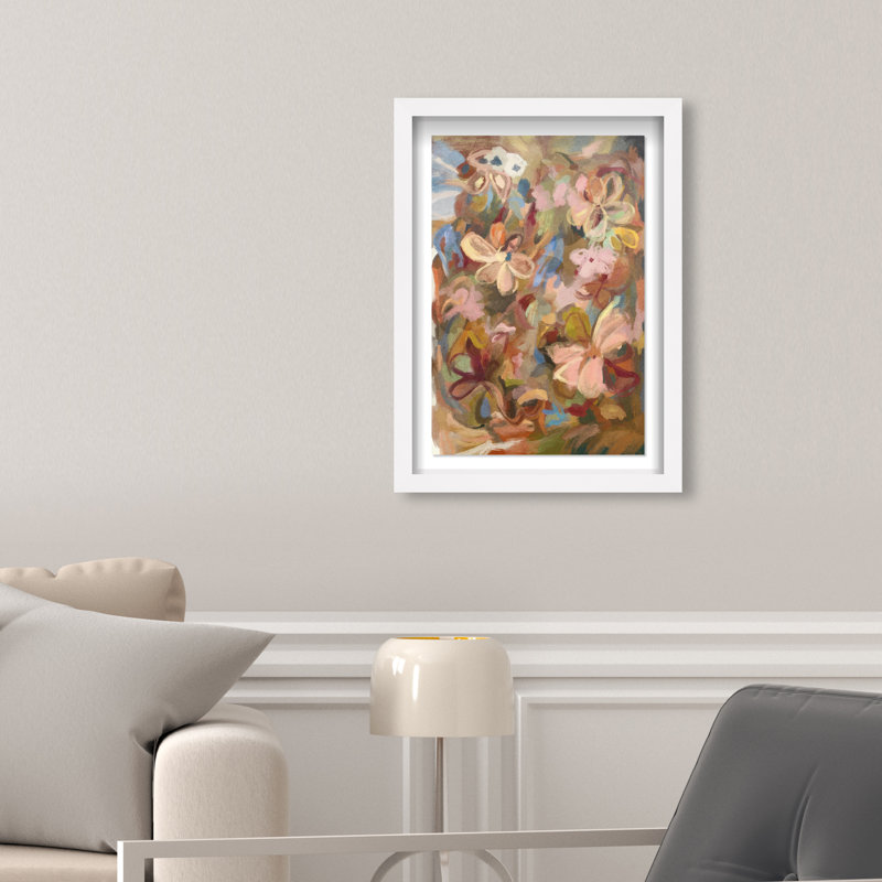 Moving Eden II Print by Oliver Gal, 25.5"H x 17.5"W, White Shadowbox