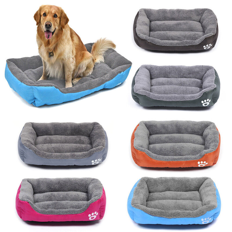 Lit pour chien Goncalves, Rose / gris, Très grand (l 37,4 po x P 30 po x H 3 po)