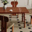 Table de salle à manger simple en bois de frêne rétro-368409622