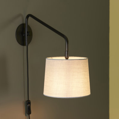 Thackinh Plug-in Swing Arm Sconce