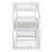 Twin-Sized Three-Tier Rubber Wood Bunk Bed, Fully Equipped With Ladders And Guardrails-478907407