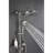 Shower Compilation With 10" Natural Rain Showerhead, 4 Hand Shower, Adjustable Slide Bar And Soap Dish In Brushed Nickel Showerhead Package Bar, Bathroom