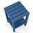 23.5" HDPE 2-Tier Tall Outdoor Sidetable-1344235830