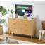 Commode 6 tiroirs en bois avec tiroirs ondulés - polyvalente pour la chambre à coucher, la chambre d'enfant, le salon et plus encore.