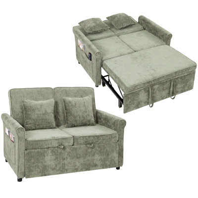 130 cm W Outdoor Sofa with Cushions