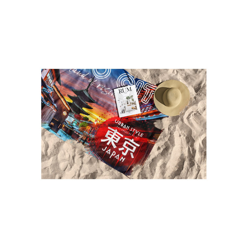 Extra Large Beach Towel, Microfilament Fabric, 27.6 x 51.2 inches | 70% Polyester / 30% Polyamide, Quick-Dry & Lightweight | Perfect for Beach, Pool, or Picnic, Soft & Absorbent for Ultimate Comfort