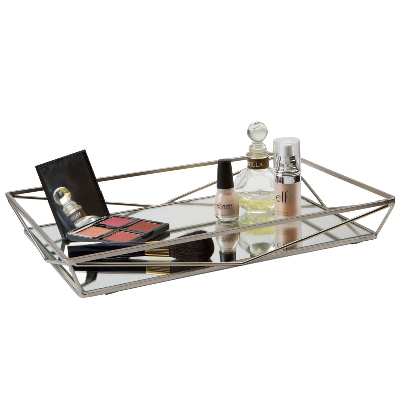 Edens Metal Tray, 2.09" H x 15.75" W x 11.02" D, Satin