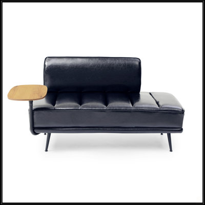 Banc de bout moderne de 55 po de largeur