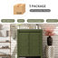 30-Inch Bathroom Vanity In Olive Featuring Ceramic Sink, Construction, Soft-Close Doors, And Spacious Design 30'' With Hidden Door Handles, Function, Easy Assembly For Small Spaces-121111367