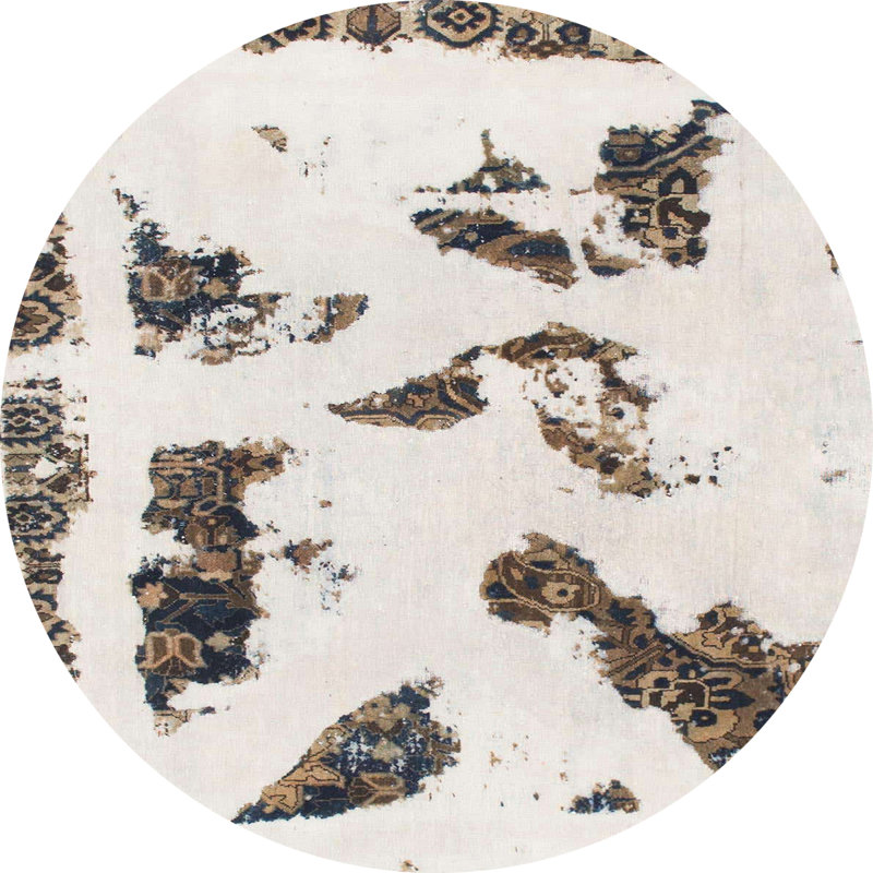 Solvang Abstract Indoor Rug, Round 3'