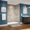 Murs de douche en alcôve en acrylique Subway Tile