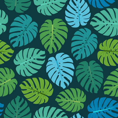 Exotic Monster Leaves by Kazi Anatul Zannat - Wrapped Canvas Print