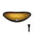 Bathroom Artistic Tempered Glass Gold Vessel Bathroom Sink With Black Pop-Up Drain-123428859-123428857