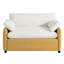Fauteuil surdimensionné en chenille simple, fauteuil d'appoint large et profond, fauteuil rembourré moderne et confortable, canapé-lit avec coussins pour le salon-241809850