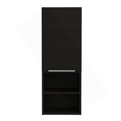 Wenge Rectangle 2-Shelf Medicine Cabinet